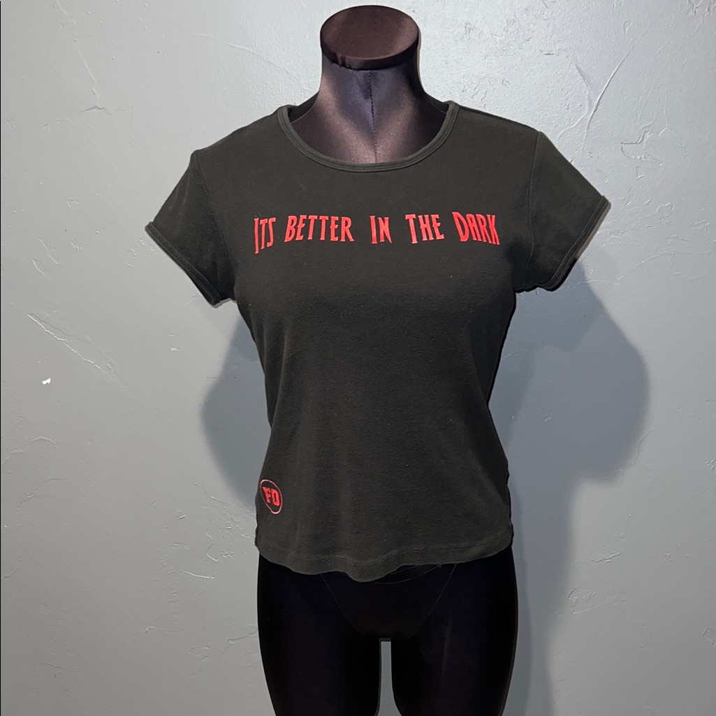 District Threads BlackRed Its Better In The Dark Shortsleeve Tee District Threads BlackRed Its Better In The Dark Shortsleeve Tee